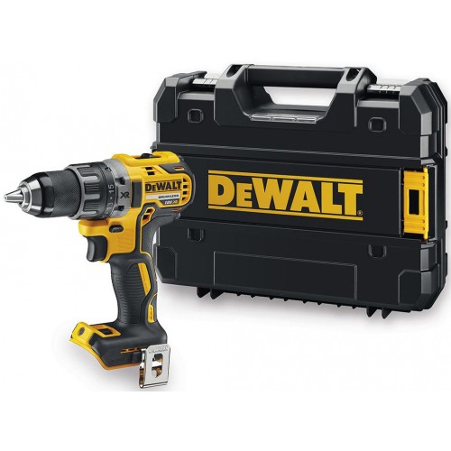 VÝPRODEJ DeWALT DCD791NT Aku bezuhlíková vrtačka (18V/70Nm/bez aku) PO SERVISE, CHYBÍ KUFR, POUŽITÉ!!