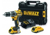 DeWALT DCD796D2 Aku příklepová vrtačka XR (70Nm/18V/2x2,0Ah) kufr Tstak
