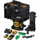 DeWALT DCE080D1GS Aku samonivelační rotační laser se zeleným paprskem (18V/1x2,0Ah) Tstak