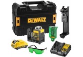 DeWALT DCE0811D1G Křížový laser 2x360° zelený, XR (10,8V/1x2,0 Ah) kufr Tstak