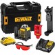 DeWALT DCE0811D1R Křížový laser 2x360° červený, XR (10,8V/1x2,0 Ah) kufr Tstak