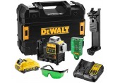 DeWALT DCE089D1G AKU křížový laser 3x360° zelený paprsek (1x2,0Ah/10,8V 30/60m)
