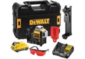 DeWALT DCE089D1R Aku křížový laser 3x360° červený paprsek (1x2,0Ah/10,8V 30/60m)