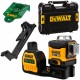 DeWALT DCE089NG18 Laser samonivelační kříž, 3x 360° zelený paprsek (18V/bez aku) kufr Tstak