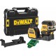 DeWALT DCE825NG18 Laser křížový s 5ti bod. paprsky, zelený paprsek (18V/bez aku) kufr