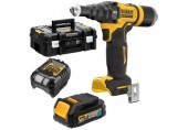 DeWALT DCF403E1GT Aku nýtovací pistole (18V/1x1,7Ah) Tstak