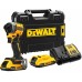 DeWALT DCF850D2T Aku rázový utahovák 1/4" (205Nm/18V/2x2,0Ah) kufr Tstak