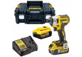 DeWALT DCF887P2 Aku Rázový utahovák 1/4" s 3 převodovými stupni (205Nm/18V/2x5,0Ah) kufr Tstak