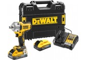 DeWALT DCF891H2T Aku rázový utahovák 1/2" (1084Nm/18V/2x5,0Ah PowerStack) kufr Tstak