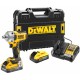 DeWALT DCF891H2T Aku rázový utahovák 1/2" (1084Nm/18V/2x5,0Ah PowerStack) kufr Tstak