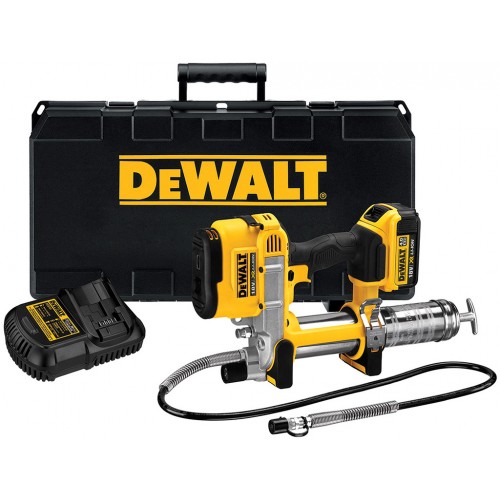 DeWALT DCGG571M1 Aku Mazací lis 690 bar XR (1x 4,0Ah/18V) kufr