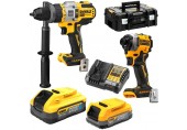 DeWALT DCK2052H1E1T PowerStack Aku sada (DCD999+DCF850+18V/1,7Ah/5,0Ah) Tstak