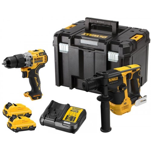 DeWALT DCK2102L2T Kombinovaná sada (DCH072+DCD706 +DCB124+DCB115)Tstak