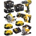 DeWALT DCK421P3T Aku. sada 18V (DCD791,DCS570,DCS331,DCS367,3 x DCB184,DCB115, 3xTSTAK)