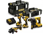 DeWALT DCK422P3 Aku kombo sada DCG405+DCH273+DCD796+DCF887 (18V/3x5,0Ah) 2x kufr