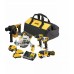 DeWALT DCK611P1D2 Kombo sada (DCD701+DCF801+DCS512+DCH072+DCS353+DCL510+ 1x5,0Ah + 2x 2,0A) Taška