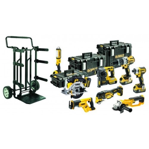 DeWALT Aku combo sada nářadí 18V 4 x 5,0Ah Li-Ion XR DCK897P4-QW