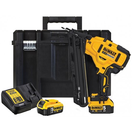 DeWALT DCN650P2 Aku hřebíkovačka 50 mm XR (18V/2x5,0Ah) kufr Tstak