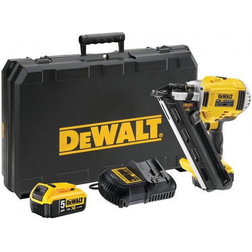 DeWALT DCN695P2 Aku hřebíkovačka 50-90 mm (18V/2x5,0 Ah) kufr