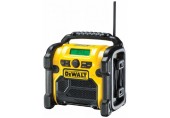 DeWALT Aku rádio LI-ION 10,8 - 18 V + 220V + USB Nabíječka externích zařízení DCR020