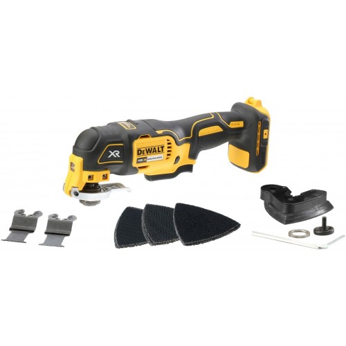 DeWALT DCS355N Aku oscilační bruska (18V/bez aku) + sada příslušenství DeWALT DCS355N Aku oscilační bruska (18V/bez aku) + sada příslušenství
