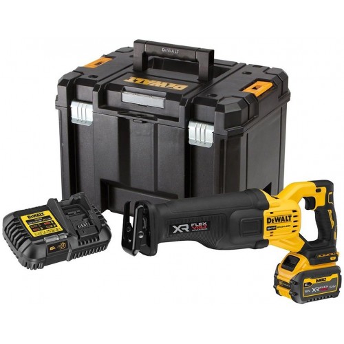 DeWALT DCS386T1 Aku mečová pila Advantage XR (18V/1x6,0 Ah) kufr Tstak