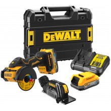 DeWALT DCS438E2T Aku univerzální řezačka, kotouč 76 mm, 18V (2x1,7Ah Powerstack) kufr Tstak