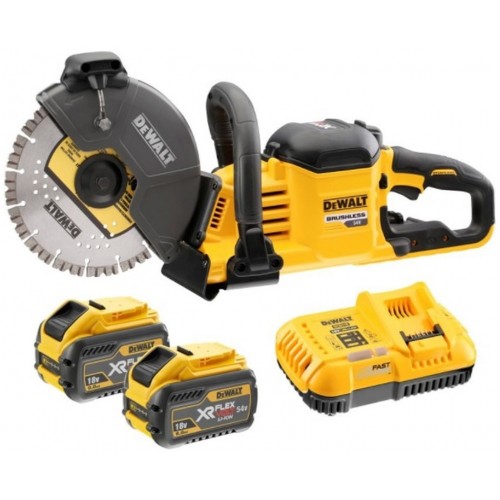 DeWALT DCS690X2 Aku rozbrušovací pila XR FlexVolt (230mm/54V/2x9,0Ah)