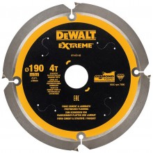 DeWALT DT1472 Řežný kotouč 190 x 30 mm pro cementovláknité desky 4 zuby