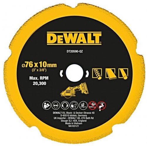DeWALT DT20590 Diamantový řezný kotouč 76mm pro DCS438