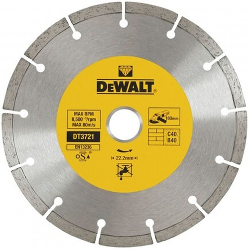 DeWALT DT3721 Diamantový kotouč 180x22,2mm na řezání betonu a cihel