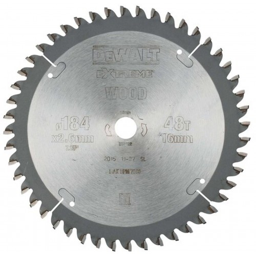 DeWALT DT4092 Pilový kotouč na hliník 184 x 16 mm, 48 zubů, TCG -5 °