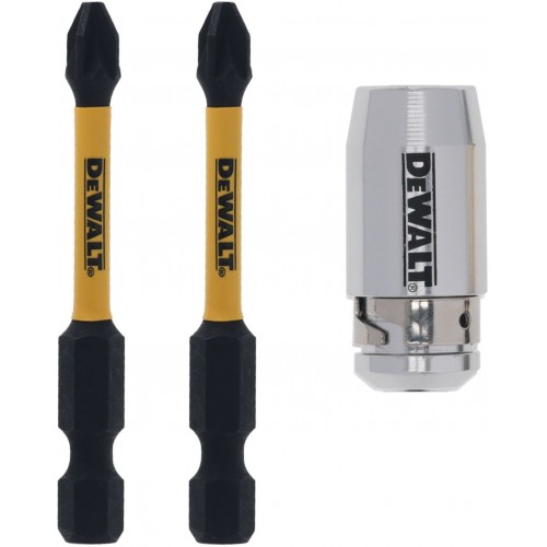 DeWALT DT70536T Šroubovací bity 2x PH2 57 mm + magnetický držák DeWALT DT70536T Šroubovací bity 2x PH2 57 mm + magnetický držák