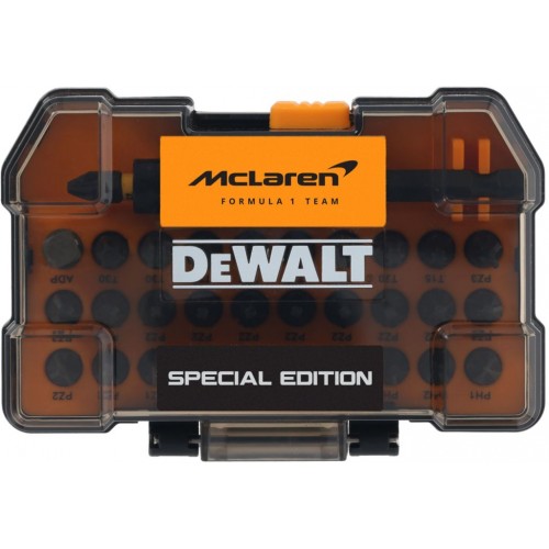DeWALT DT70900T McLaren Sada šroubovacích bitů pro rázové nářadí - 32 ks DeWALT DT70900T McLaren Sada šroubovacích bitů pro rázové nářadí - 32 ks