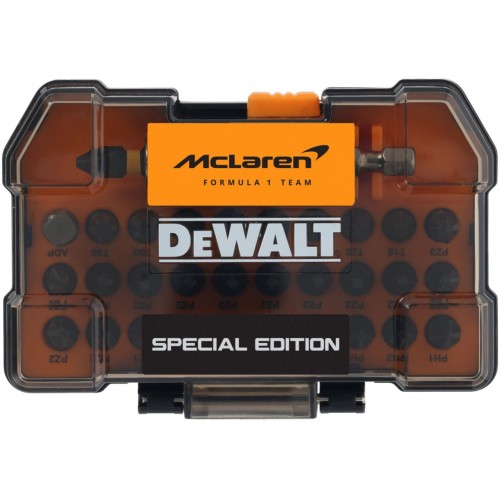 DeWALT DT70901T McLaren Sada šroubovacích bitů - 32 ks s držákem nástrojů
