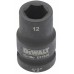 DeWALT DT7530 Nástrčná hlavice EXTREME IMPACT 1/2“ krátká, 12 mm