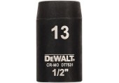 DeWALT DT7531 Extreme Impact Krátká nástrčná hlavice 1/2“, 13 mm