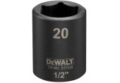 DeWALT DT7538 Nástrčná hlavice EXTREME IMPACT 1/2“ krátká, 20 mm