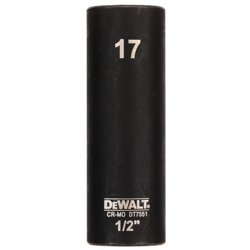 DeWALT DT7551 Nástrčná hlavice EXTREME IMPACT 1/2“ dlouhá, 17 mm