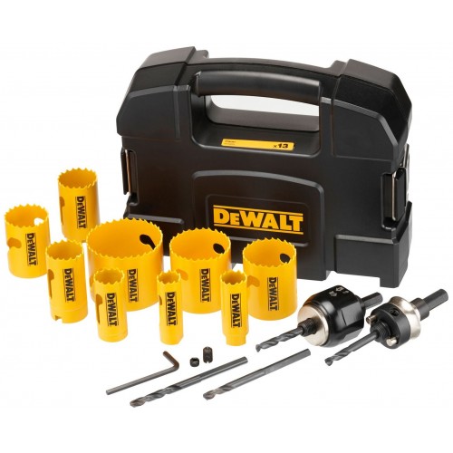 DeWALT DT90361 Extreme 13dílná sada korunek BiM (20, 22, 25, 32, 35, 38, 44, 51, 64mm) DeWALT DT90361 Extreme 13dílná sada korunek BiM (20, 22, 25, 32, 35, 38, 44, 51, 64mm)