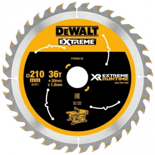 DeWALT DT99566 Pilový kotouč 210 x 30mm, 36 zubů FZ 20 °