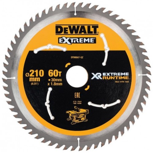 DeWALT DT99567 Pilový kotouč 210 x 30mm, 60 zubů FZ 20 °