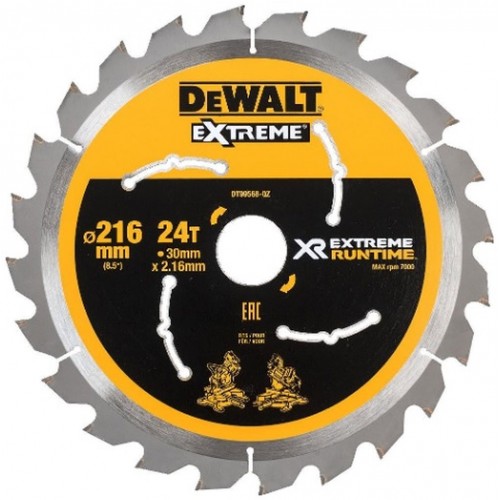 DeWALT DT99568 Pilový kotouč 216 x 30 mm, 24 zubů FZ 7 °