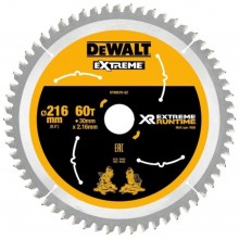 DeWALT DT99570 Pilový kotouč 216 x 30 mm, 60 zubů FZ 7 °
