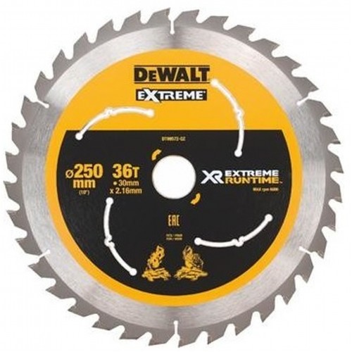 DeWALT DT99572 Pilový kotouč 250 x 30 mm, 36 zubů FZ 7 °