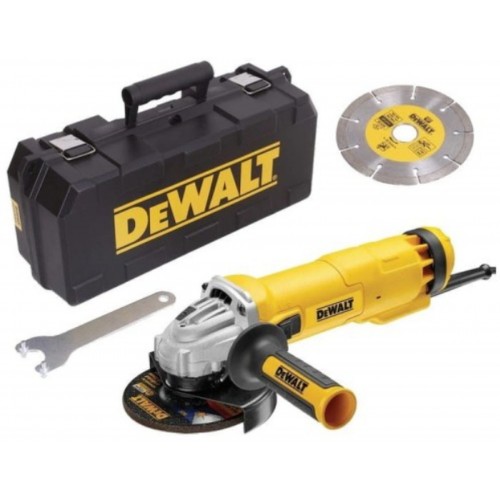 DeWALT DWE4217KD Úhlová bruska (1200W/125mm) kufr