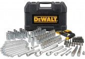 DeWALT DWMT81534-1 205dílná sada s ráčnou 1/4, 3/8 a 1/2