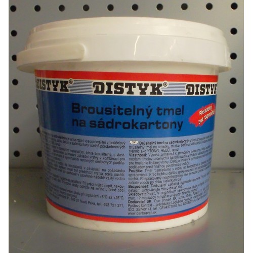 DISTYK brousitelný tmel na sádrokarton 18 kg