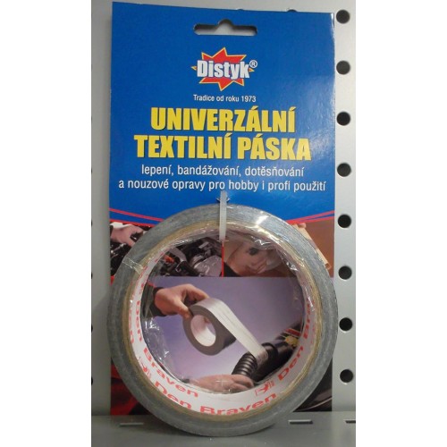 DISTYK univerzální textilní páska 25 mm x 10 m 11051 DISTYK univerzální textilní páska 25 mm x 10 m 11051