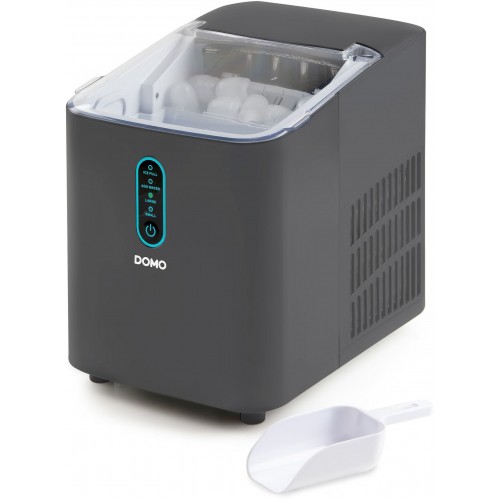 DOMO Výrobník ledu kompresorový 120W, 1l šedý DO1132IB
